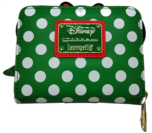 Portefeuille zippé Elfe de Noël à Pois Cosplay Loungefly