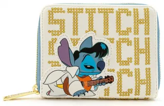Portefeuille zippé Elvis Stitch Loungefly