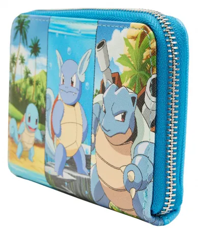 Portefeuille zippé Évolutions de Carapuce Loungefly