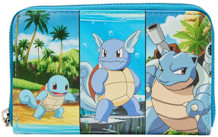 Portefeuille zippé Évolutions de Carapuce Loungefly