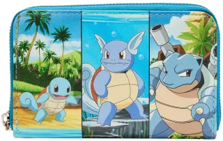 Portefeuille zippé Évolutions de Carapuce Loungefly