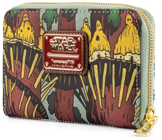 Portefeuille zippé Ewoks and Droids Glow Loungefly