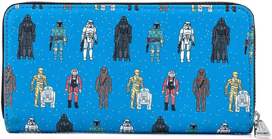 Portefeuille zippé Figurines Impression Intégrale Loungefly