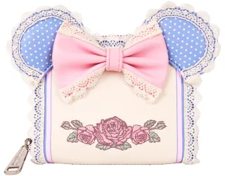 Portefeuille zippé Floral et en dentelle Loungefly