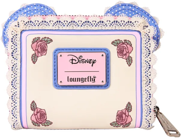 Portefeuille zippé Floral et en dentelle Loungefly