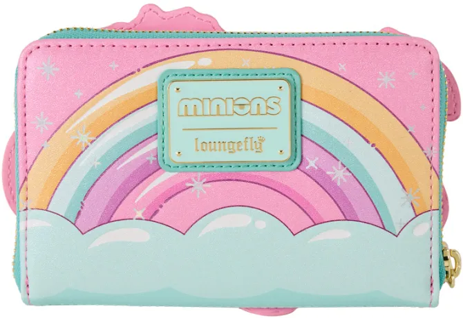 Portefeuille zippé  Fluffy Licorne Arc-en-ciel Pailleté Loungefly