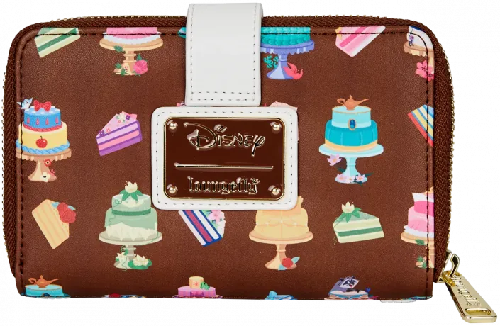 Portefeuille zippé Gâteaux Princesse Disney Loungefly