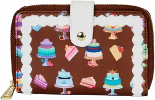 Portefeuille zippé Gâteaux Princesse Disney Loungefly