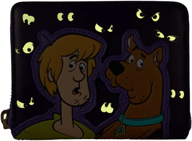 Portefeuille zippé Glow Loungefly