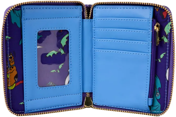 Portefeuille zippé Glow Loungefly