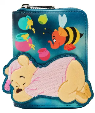 Portefeuille zippé Glow Winnie l&#039;Ourson rêve Éfélants et Nouifs Loungefly