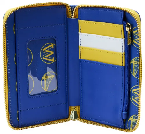 Portefeuille zippé Golden State Warriors Patch Icons Loungefly