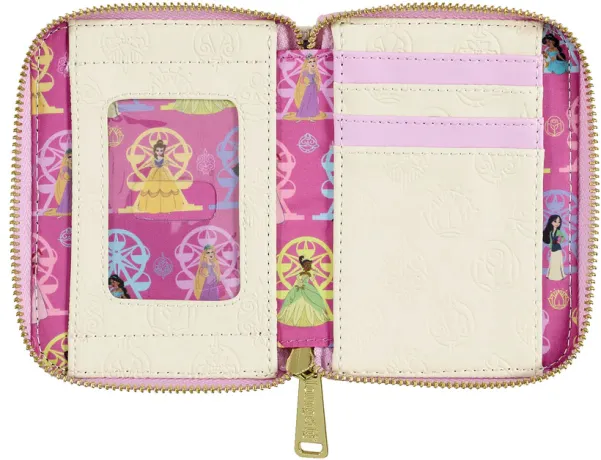 Portefeuille zippé Grande roue Loungefly