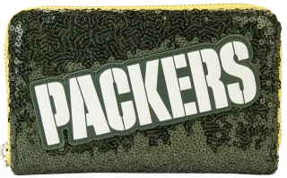 Portefeuille zippé Green Bay Packers Sequin Loungefly