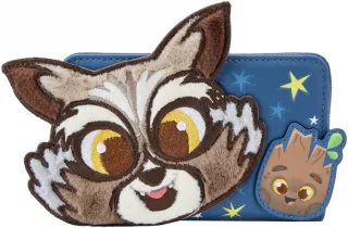 Portefeuille zippé Groot et Rocket Raccoon Cosplay Loungefly