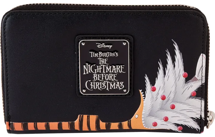 Portefeuille zippé Guirlandes de Noël Glow Loungefly