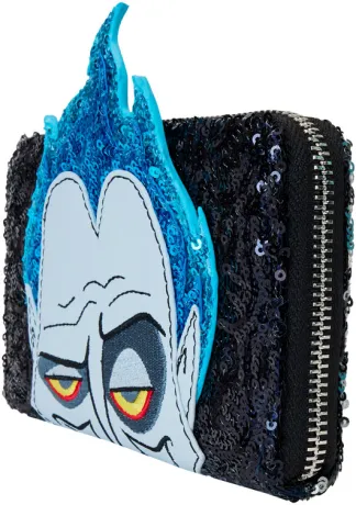 Portefeuille zippé Hades Sequin Cosplay Loungefly