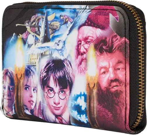 Portefeuille zippé Harry Potter et la Pierre de Sorcier Loungefly