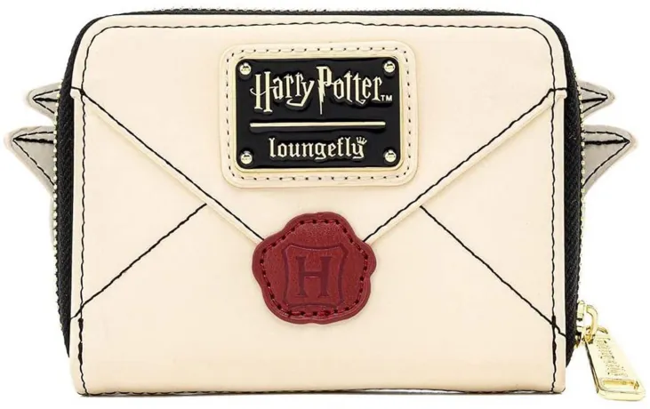 Portefeuille zippé Hedwige et la Lettre Loungefly