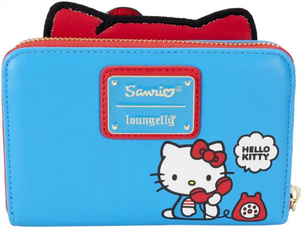 Portefeuille zippé Hello Kitty 50ème Anniversaire Téléphone Sequin Loungefly