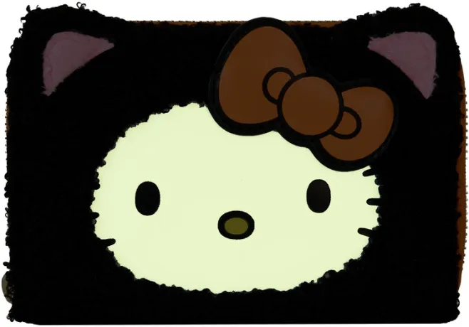 Portefeuille zippé Hello Kitty Costume Sherpa Glow Loungefly