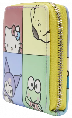 Portefeuille zippé Hello Kitty et ses amis Color Block Loungefly
