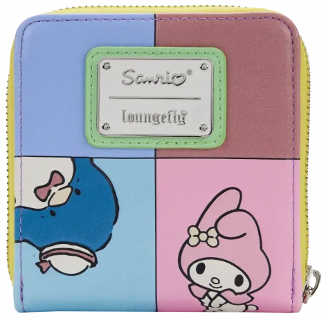 Portefeuille zippé Hello Kitty et ses amis Color Block Loungefly
