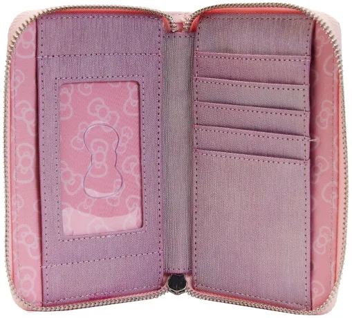 Portefeuille zippé Hello Kitty Irisé Loungefly