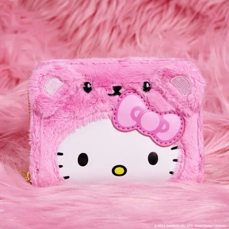 Portefeuille zippé Hello Kitty Ourson Cosplay Peluche Loungefly