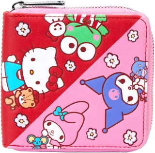 Portefeuille zippé Hello Kitty &amp; ses Amis Color Block Loungefly