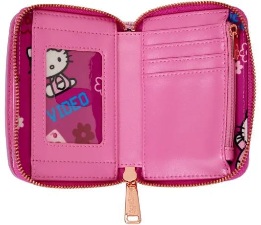 Portefeuille zippé Hello Kitty Vintage TV Lenticulaire Loungefly