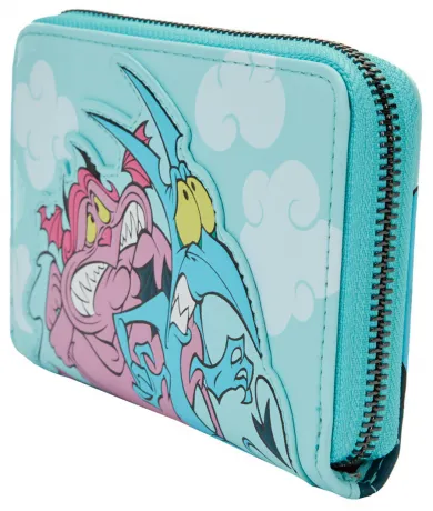 Portefeuille zippé Hercule Peine et Panique Glow Loungefly