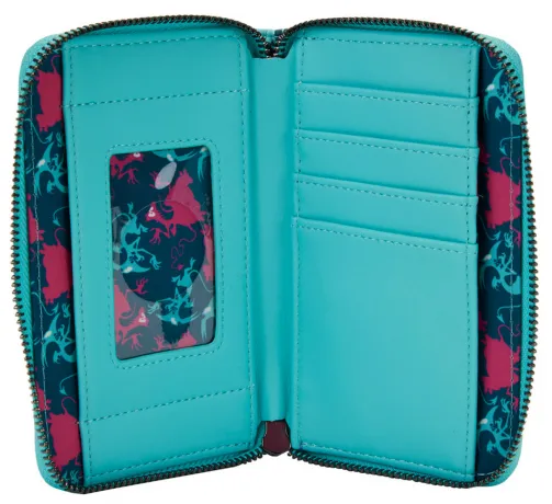 Portefeuille zippé Hercule Peine et Panique Glow Loungefly