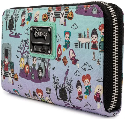 Portefeuille zippé Hocus Pocus Scène Loungefly