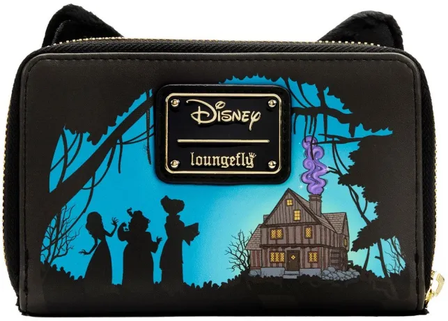 Portefeuille zippé Hocus Pocus Tête Binx Cosplay Loungefly