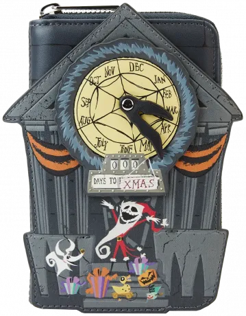 Portefeuille zippé Hôtel de Ville 30ème Anniversaire Loungefly