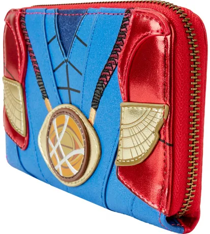 Portefeuille zippé Infinity Saga Métallique Docteur  Strange Cosplay Loungefly