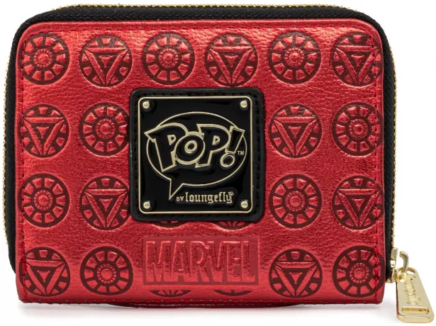 Portefeuille zippé Iron Man Tête Cosplay Pop! by Loungefly Loungefly