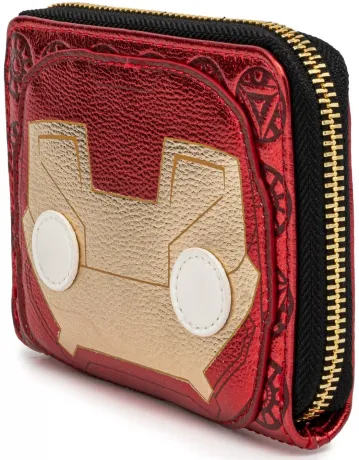 Portefeuille zippé Iron Man Tête Cosplay Pop! by Loungefly Loungefly