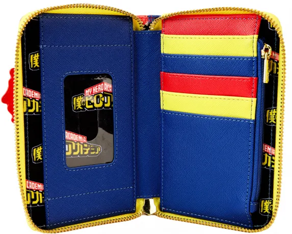 Portefeuille zippé Izuku Midoriya Poing Loungefly