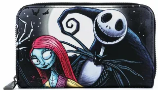 Portefeuille zippé Jack et Sally Tout Simplement Faits Pour Être Ensemble Loungefly
