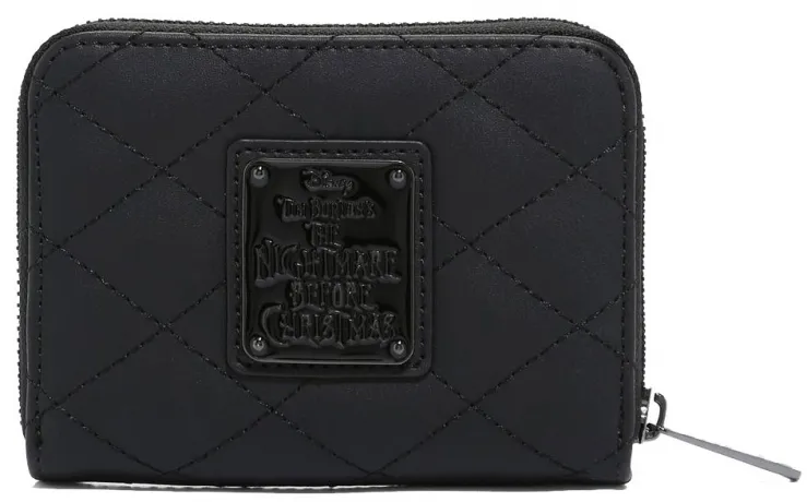 Portefeuille zippé Jack Skellington Matelassé Loungefly