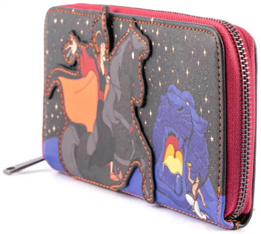 Portefeuille zippé Jafar Villains Scène Loungefly