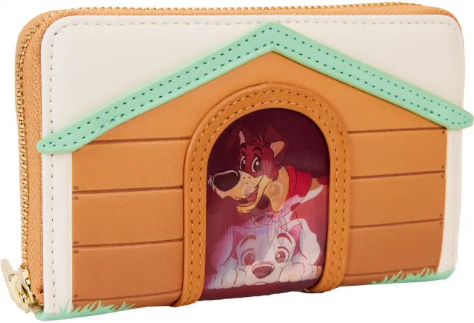Portefeuille zippé J&#039;aime les chiens de Disney Niche pour chien Lenticulaire Loungefly