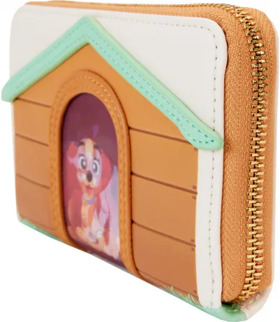 Portefeuille zippé J&#039;aime les chiens de Disney Niche pour chien Lenticulaire Loungefly