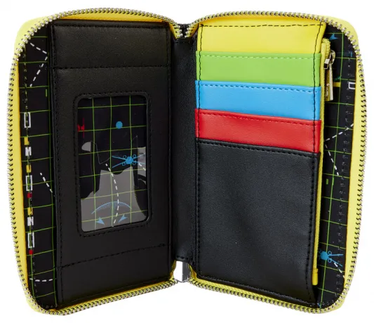 Portefeuille zippé Jeu Vidéo Vintage Lenticulaire Loungefly