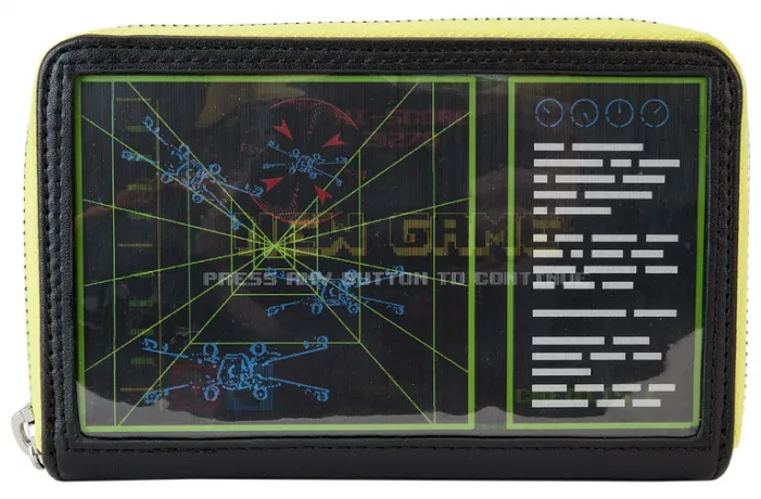 Portefeuille zippé Jeu Vidéo Vintage Lenticulaire Loungefly