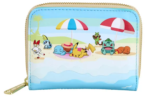 Portefeuille zippé Journée Plage Loungefly