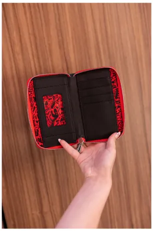 Portefeuille zippé Logo Jurassic Park Loungefly