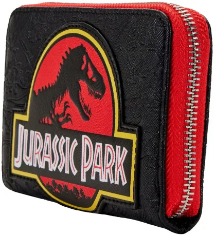 Portefeuille zippé Logo Jurassic Park Loungefly